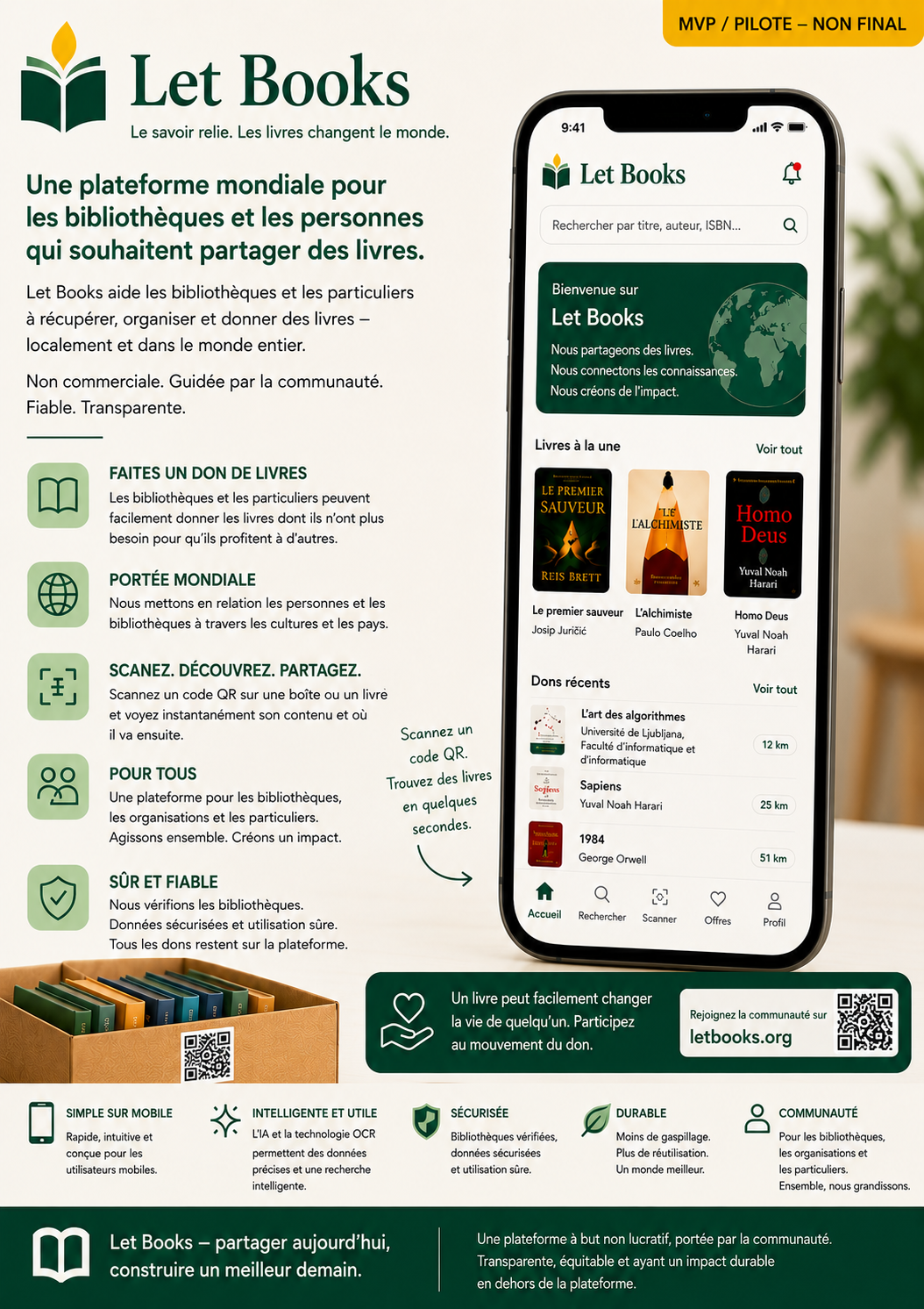 Visuel d'ensemble Let Books en français