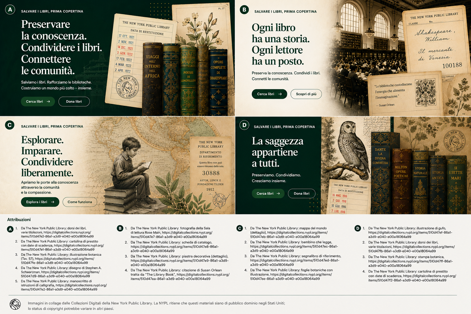 Visuale istituzionale Let Books in italiano
